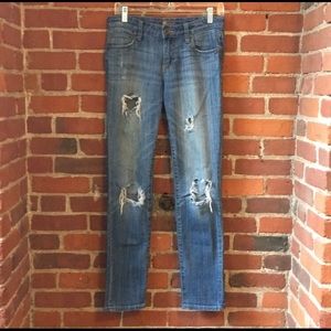 Kut from the Kloth Distressed Boyfriend Jeans